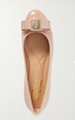 FERRAGAMO Varina bow-embellished patent-leather ballet flats Women design Flat 