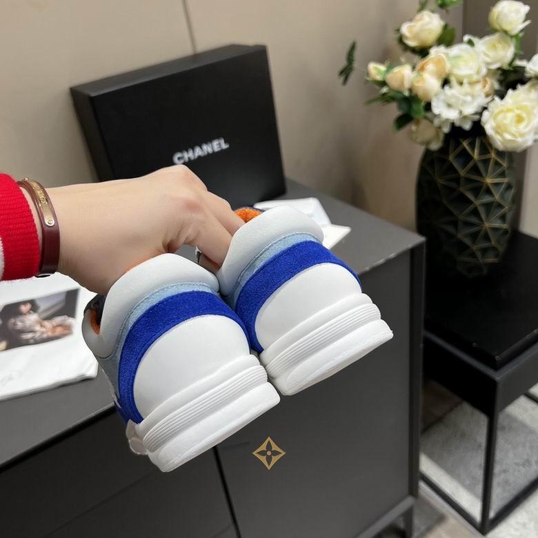        Low Top CC Purple Blue Sneaker CC logo Shoes  4