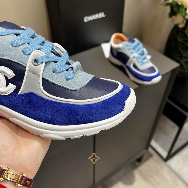        Low Top CC Purple Blue Sneaker CC logo Shoes  2