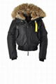 Parajumpers Gobi Bomber Snow Coat Women PJS Warm Fur Zip Up Hooded Bomber Jacket