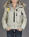 Parajumpers Gobi Bomber Snow Coat Women PJS Warm Fur Zip Up Hooded Bomber Jacket