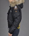 Parajumpers Gobi Bomber Snow Coat Women PJS Warm Fur Zip Up Hooded Bomber Jacket