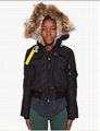             Gobi Bomber Snow Coat Women PJS Warm Fur Zip Up Hooded Bomber Jacket 2