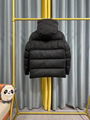         Men's Madeira Bicolor Logo Puffer Jacket Black Madeira Short Down Jacket 4