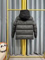 Moncler Men's Madeira Bicolor Logo Puffer Jacket Black Madeira Short Down Jacket