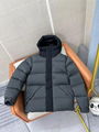         Men's Madeira Bicolor Logo Puffer Jacket Black Madeira Short Down Jacket 11