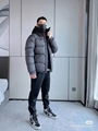         Men's Madeira Bicolor Logo Puffer Jacket Black Madeira Short Down Jacket 14