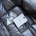 Moncler Black Dougnac Jacket Long Sleeve Quilted Nylon Down Filled Jacket 
