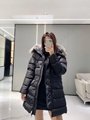         Aphroti Long Down Jacket Women Quilted Nylon Down Jacket with Fur hoodie 7