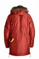             Men Kodiak Masterpiece Parka Jacket Pjs Long Parka Coats Red 2