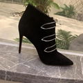                     Triniboot 85 Crystal-embellished Suede Boots In Black 7