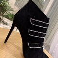                     Triniboot 85 Crystal-embellished Suede Boots In Black 9