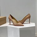 Kate 85 mm Pumps CL Beige Patent Leather