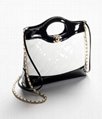 Chanel 31 Mini Shopping Bag Gelakt kalfsleer & goudkleurig metaal CC Tote 