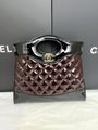 Chanel 31 Mini Shopping Bag Gelakt kalfsleer & goudkleurig metaal CC Tote 