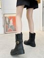      Empreinte Enkellaars Ankle Boot Black Calfskin Rubber Women Leather Boot 4