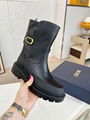      Empreinte Enkellaars Ankle Boot Black Calfskin Rubber Women Leather Boot 1