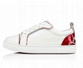                     Funnyto Low Top sneakers CL Red Sole Calf Leather Shoes  2