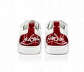                     Funnyto Low Top sneakers CL Red Sole Calf Leather Shoes  4