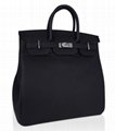 Hac Birkin 40 Bag Black Palladium Hardware Togo Leather 4
