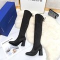 Stuart Weitzman Highland Suede Over the-Knee Boots Fashion Leather Boots  5