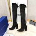 Stuart Weitzman Highland Suede Over the-Knee Boots Fashion Leather Boots  1