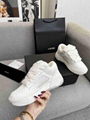 Amiri Off-White MA-1 Sneakers Low-top paneled buffed leather mesh sneakers