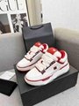 Amiri Off-White MA-1 Sneakers Low-top paneled buffed leather mesh sneakers