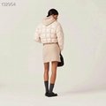 Miu Miu Cropped Nylon Down Jacket In Cameo Women Fashion Short Down Puffer Coats 6