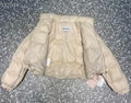 Miu Miu Cropped Nylon Down Jacket In Cameo Women Fashion Short Down Puffer Coats 4