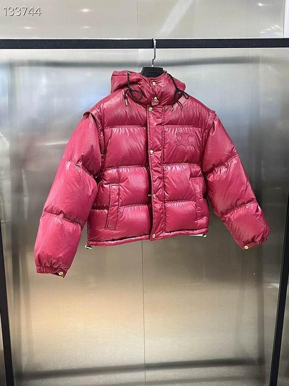        CROPPED TRIOMPHE DOWN JACKET IN LIGHTWEIGHT NYLON WOMEN Puffer Jacket 17
