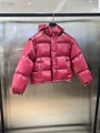        CROPPED TRIOMPHE DOWN JACKET IN LIGHTWEIGHT NYLON WOMEN Puffer Jacket 17