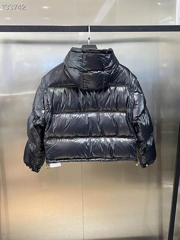        CROPPED TRIOMPHE DOWN JACKET IN LIGHTWEIGHT NYLON WOMEN Puffer Jacket 10