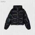 CROPPED TRIOMPHE DOWN JACKET IN