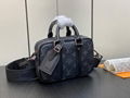 LOUIS VUITTON New Nano Porte Documents Voyage Handbag LV Camera Monogram Canvas 