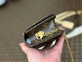 Louis Vuitton Wallet On Chain Lily Monogram Bag Women LV Chain Leather Bag