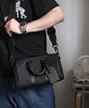Louis Vuitton Keepall Bandouliere 25 Black LV Taurillon Monogram Leather Bag