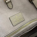 Louis Vuitton OnTheGo Tote MM Black/Beige Leather LV Tote Bag