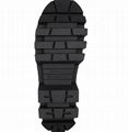Balenciaga Bulldozer Lace-Up Boot in black vegetal calfskin 80mm platform Boots 