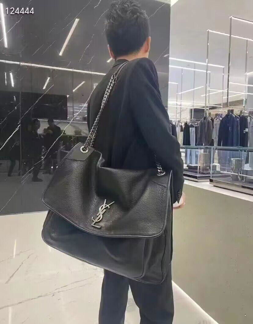 Saint Laurent Women's Gray Oversized Niki Shoulder Bag Large     Bag