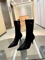 Gucci Suede GG Supreme Logo Ankle Booties Woong Legging boots