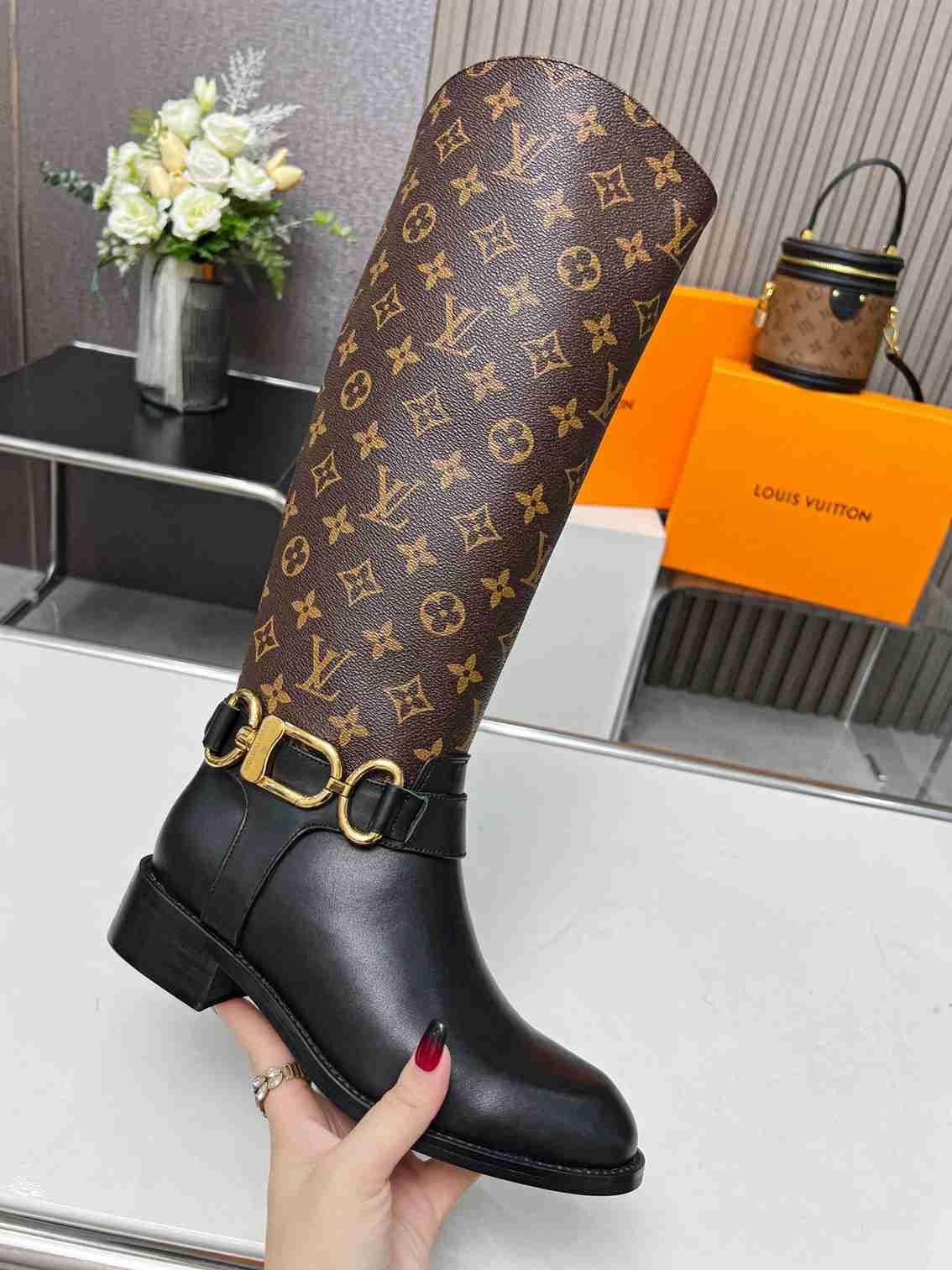 Black               Westside Flat High Boot     lassic Riding boots 6