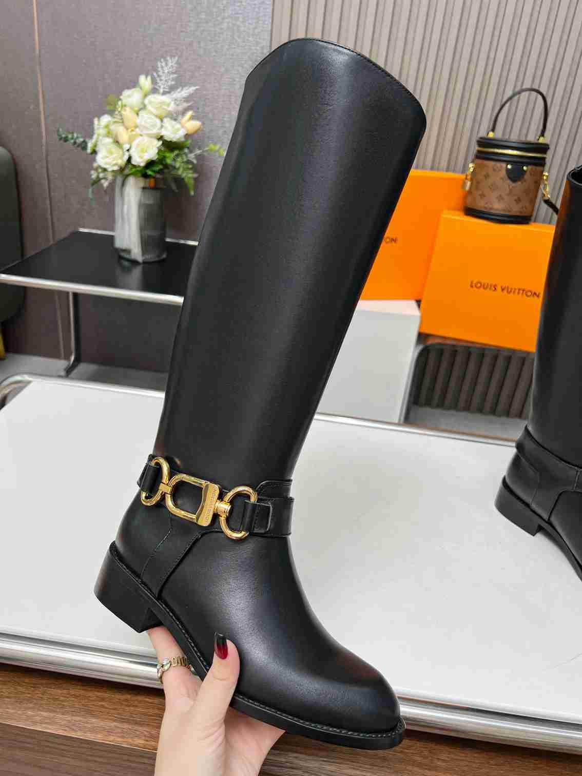 Black               Westside Flat High Boot     lassic Riding boots 2