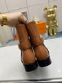 Black Louis Vuitton Westside Flat High Boot LV Classic Riding boots