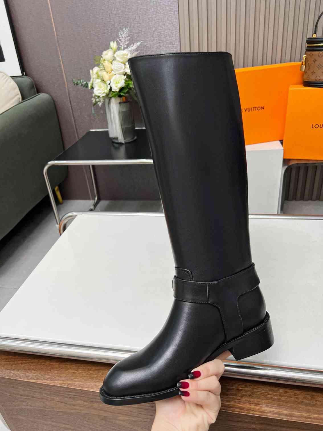 Black               Westside Flat High Boot     lassic Riding boots 4