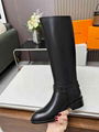 Black Louis Vuitton Westside Flat High Boot LV Classic Riding boots