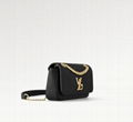 Louis Vuitton LockMe Chain Bag East West Small LV Twist lock Shoulder Bag