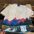 Louis Vuitton Landscape Short-Sleeved Denim Shirt