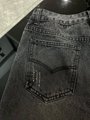 Chrome Hearts Vintage Levi's Jeans Chrome Hearts Cross Stitch Black Denim Jeans