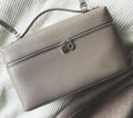 Loro Piana Extra Pocket Bag L27 Textured-leather Tote White 